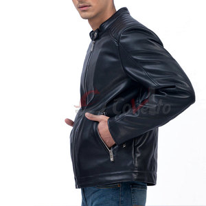 Durable <b>Men</b> <b>Leather</b> <b>Jacket</b> With Premium Outdoor Design For Warm Winter <b>Jacket</b> Fashion Look - Product Image 4