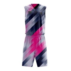 Vêtements de basketball respirants 100% polyester, maillot de basketball personnalisé, uniforme de basketball pour enfants - Product Image 6