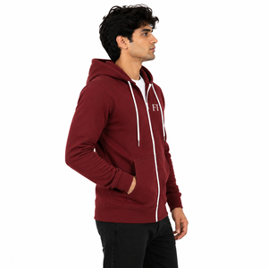 Custom Oversized Hoodies Heavy Cotton Blend Sweatshirt <b>Thick</b> <b>Fleece</b> Winter Streetwear Clothing Wholesale Factory Direct Supplier - Product Image 2