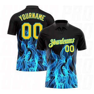 Bowling Jerseys <b>Black</b> Colorful Men <b>Plain</b> Golf <b>Polo</b> Blank T-<b>Shirt</b> Unisex Custom Logo Embroidered Sport <b>Polo</b> <b>Shirts</b> Polyester - Product Image 3