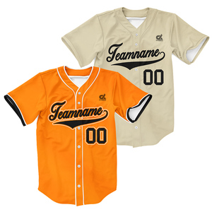 Camiseta de Béisbol Personalizada 2025 para Hombre, Negra, con Botones, Camisa Deportiva con Logotipo Bordado, Uniforme de Equipo, Venta al Por Mayor - Product Image 3