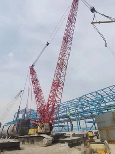 Grúa sobre Orugas SANY SCC4000A Usada para Construcción de Puentes, 400 Toneladas, Año 2012, Grúa de Servicio Pesado con Contrapeso Superlift - Product Image 1