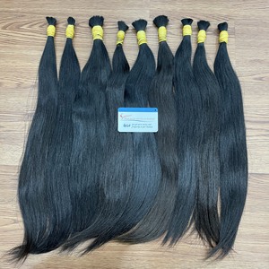 Extensions de cheveux en vrac de donneur unique les plus vendues, cuticules alignées, sans nœuds, 100 % cheveux humains vietnamiens, peuvent être décolorées jusqu'à un ton clair - Product Image 5