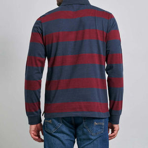 Chemises de rugby à col rayé blanc, manches longues, jersey de rugby pour hommes, deux tons, meilleure qualité, chemise de rugby - Product Image 2