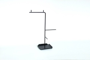 Organizador de Joyas Giratorio de 360 Grados Contemporáneo con Panel de Malla, Ganchos y Bandeja, Gran Capacidad, Almacenamiento Sin Enredos - Product Image 6