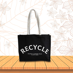 ถุงช้อปปิ้งผ้าแคนวาสรีไซเคิลรักษ์โลกสำหรับใช้ในซูเปอร์มาร์เก็ต - Product Image 2