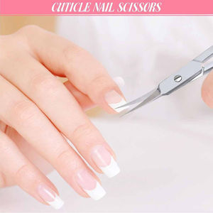 Tijeras de Manicura y Pedicura Multifuncionales de Acero Inoxidable Duradero de Alta Calidad con Punta Recta Afilada para Cortar Cutículas y Uñas - Product Image 2