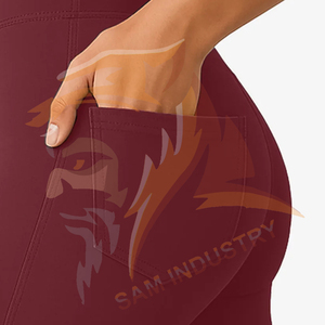 Leggings Deportivos Sólidos para Mujer al por Mayor, Transpirables, de Cintura Alta, para Entrenamiento, Fitness y Yoga - Product Image 2