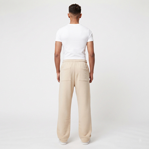 Men's <b>Fleece</b> Sweatpants Mid Waist Drawstring Casual 100% Polyester <b>Pants</b> Mid Weight Knitted Winter Wear Baggy Sweat <b>Pants</b> Men - Product Image 2