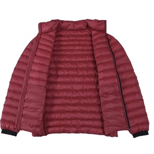 เสื้อแจ็คเก็ตบุนวมสำหรับผู้ชาย,เสื้อแจ็คเก็ตบุนวมลงปกตั้งแบบกำหนดเองขนาดใหญ่พิเศษ - Product Image 3