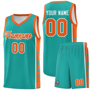 Maillot de basket-ball unisexe personnalisé, noir, col en V, sans manches, nom de l'équipe, numéro imprimé, vêtements de sport respirants, vêtements de sport pour adultes - Product Image 6