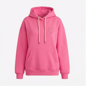 Sweat-shirt à capuche Sherpa pour femme, en coton, décontracté, polaire, pull oversize pour femme, tendance, couleur personnalisable, nouveauté - Product Image 1