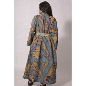 Chaqueta Kimono Vintage Kantha, Ecológica, Transpirable, de Algodón Hecho a Mano, Holgada, Estilo Varsity, para Otoño e Invierno, SR Exports - Product Image 6