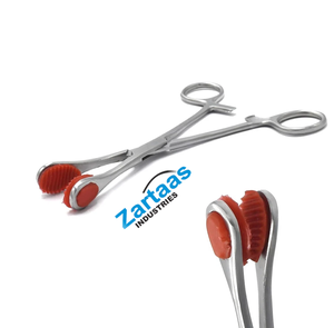 Pinzas Intestinales Pediátricas de Acero Inoxidable de Alta Calidad, 24 cm, Fabricante de Instrumentos Quirúrgicos - Product Image 4