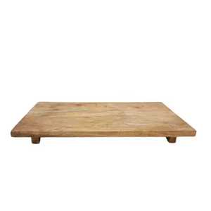 Acacia Wood Chopping Block Leather Hanging Loop Natural Serving Platter Light Weight Anti-Slip Dishwasher Safe Cheese Fruit - Product Image 5