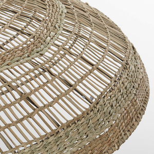 Wide Natural Woven Pendant Light Jute Handwoven Hanging Pendant <b>Lamp</b> 100% Handwoven - Product Image 2