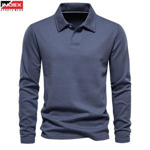Polo à manches longues pour homme à prix abordable, personnalisable, en coton, pour usage décontracté, vente en gros - Product Image 1