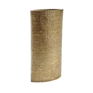 Jarrón de mesa moderno de latón hecho a mano con acabado texturizado, centro de mesa decorativo para decoración del hogar - Product Image 1