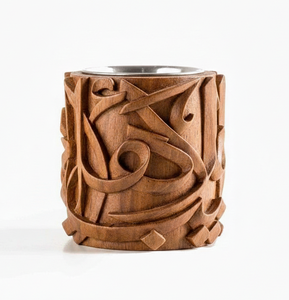 Porte-encens en bois tendance avec calligraphie arabe, brûleur de Bakhoor de haute qualité pour le Ramadan, l'Aïd, cadeaux festifs, Mubkhar le plus vendu - Product Image 6