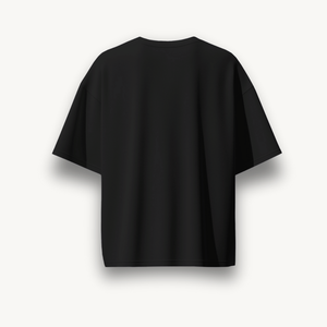 เสื้อยืดโอเวอร์ไซส์ลายโลโก้ ผู้ชาย ผ้าฝ้าย 100% ทรงหลวม สตรีทแวร์ คอเต่า คุณภาพสูง ล้างสีแบบวินเทจ - Product Image 3