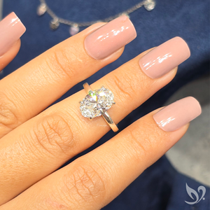 Anillo de Compromiso Solitario con Diamante Cultivado en Laboratorio de Corte Ovalado de 3 Quilates en Oro Sólido de 18K |   Anillo de Aniversario y Boda con Certificado IGI - Product Image 5