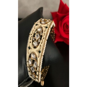 Attractive Premium Quality Trendy Brass Gold Plated Single Openable <b>Bangles</b> for Women & Girls for Wedding Collection - Product Image 1