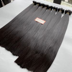 Trame droite brute naturelle de qualité supérieure vietnamienne 100% cheveux humains doublement étirés purs non transformés cheveux bruts vierges - Product Image 3