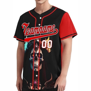 Maillot de baseball personnalisé sublimé avec des coutures durables et des couleurs vives et durables - Product Image 1