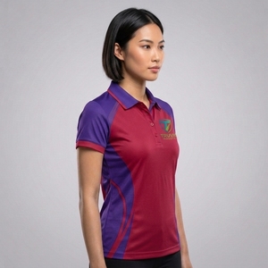 Camiseta Polo Casual de Manga Corta con Logotipo Personalizado, Transpirable, Ecológica, de Secado Rápido, de Lona Tejida, Camiseta de Golf para Mujer, Camiseta Digital P - Product Image 4