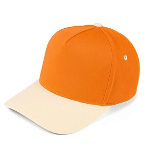 Gorra Trucker Unisex Beige de Dos Tonos, Gorra Snapback de Lona y Pana, Proveedor Mayorista - Product Image 1