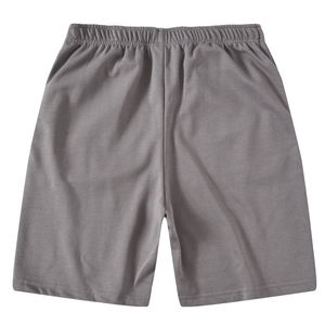 Shorts de plage pour hommes de haute qualité, 100% coton, pour l'été, style décontracté, couleur unie, coupe ample, avec cordon de serrage, confortables. - Product Image 5