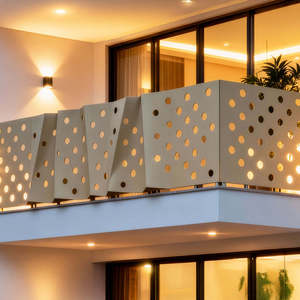 Panneau décoratif en aluminium découpé au laser CNC, tôles d'aluminium perforées de haute qualité, fabricant de tôles d'aluminium sur mesure - Product Image 4