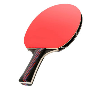 Juego de Raquetas de Tenis de Mesa de Fibra de Carbono de Alta Calidad con Base de Madera de Álamo de 7 Capas y Puntos de Goma - Product Image 1