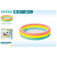 Piscina Inflable de PVC para Niños, Forma Circular, 114x25cm, 131L, con Kits de Reparación para Juegos Acuáticos