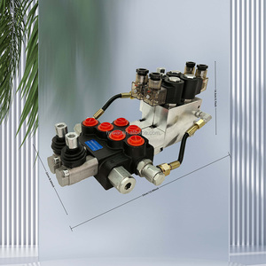 Vanne de commande directionnelle électro-hydraulique P40 manuelle hydraulique électronique pour tracteur 12V - Product Image 6