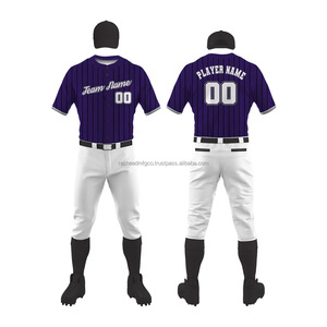 New <b>Model</b> Quick Dry Breathable Plus Size Men's Light Weight Baseball Uniform 100% Polyester Front Logo for Adults - Product Image 1