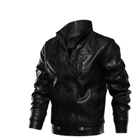 Veste en molleton à col rond pour homme de qualité supérieure, design personnalisé, imperméable, respirante, tendance, en cuir avec tissu en toile