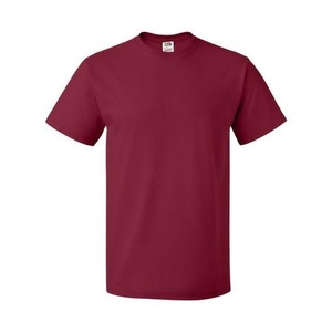 Men's Solid Color Cotton <b>T</b>-<b>Shirt</b> Short Sleeve O-Neck Regular Fit Casual Canvas Knitted Pattern Front Eco-Friendly Breathable - Product Image 1