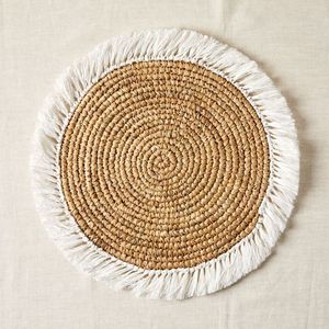Round Bamboo Table <b>Mat</b> Non-Slip Nordic Style <b>Mats</b> & Dinning Table Tops - Product Image 6
