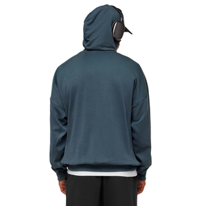 Sweat-shirt à capuche pour homme, coupe ample, bleu Stealth, en molleton épais, style streetwear décontracté - Product Image 5