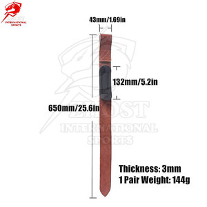 Sangles de musculation personnalisées avec logo, fabriquées en tissu durable, conception à boucle sécurisée et excellent confort pour l'entraînement quotidien - Product Image 3