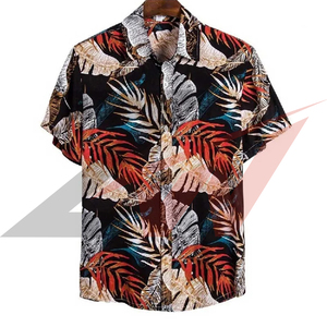 Camisa Hawaiana Casual de Playa de Alta Calidad con Logotipo Personalizado, Impresión Completa Personalizada, Transpirable y Ecológica para Hombre - Product Image 5