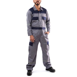 Hot Selling Cotton Blend Long Sleeve Coverall with Tool Pockets Custom Made OEM Service Safety <b>Clothing</b> - Product Image 2