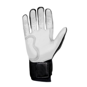 Customized Professional Leather Baseball Batting Gloves Men Right/Left-Handed XL/XXL <b>Hook</b> Loop Closure Eco-Friendly Plain Design - Product Image 3