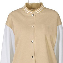 Chaqueta Varsity de Piel de Oveja Personalizable para Mujer, de Alta Calidad, al por Mayor, Resistente al Viento, Reversible, Transpirable, con Diseño Tejido, Larga - Product Image 6