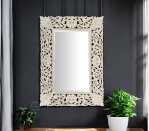 <b>Arched</b> <b>Full</b> <b>Length</b> <b>Mirror</b> Industrial Black Metal Frame Modern Eco-Friendly Personal Beauty Care Floor Standing Bedroom Decor - Product Image 6