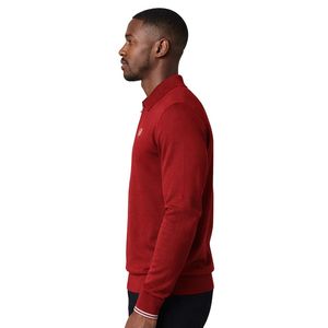 Suéter Polo con Cierre Kappa Alpha Psi, Color Carmesí, Ropa de Fraternidad Griega con Diseño Clásico, Comodidad Premium y Estilo Atemporal - Product Image 3