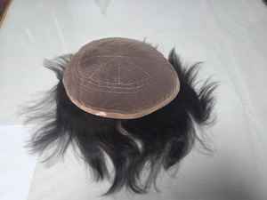 ท็อปเป้ผมแท้แบบเต็มศีรษะสำหรับผู้ชาย ผมอินเดียเรมี่ แบบลอน ความหนาแน่น 100% ความยาวสั้น TAZ HAIR BANGLADESH - Product Image 4