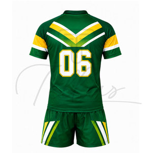 Nuevo Estilo, Uniforme de Rugby Deportivo de Poliéster de Manga Corta, Sublimado por Completo, Personalizado, Talla Grande, de Secado Rápido y Transpirable - Product Image 2