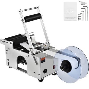 Etichettatrice Elettrica Semiautomatica per Bottiglie, 20-50 pz/min, Etichettatrice Rotonda Manuale Usata - Product Image 1